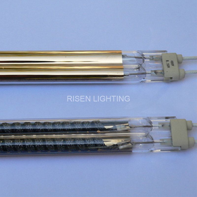 Gold Reflector Twin Tube Carbon Heat Lamp